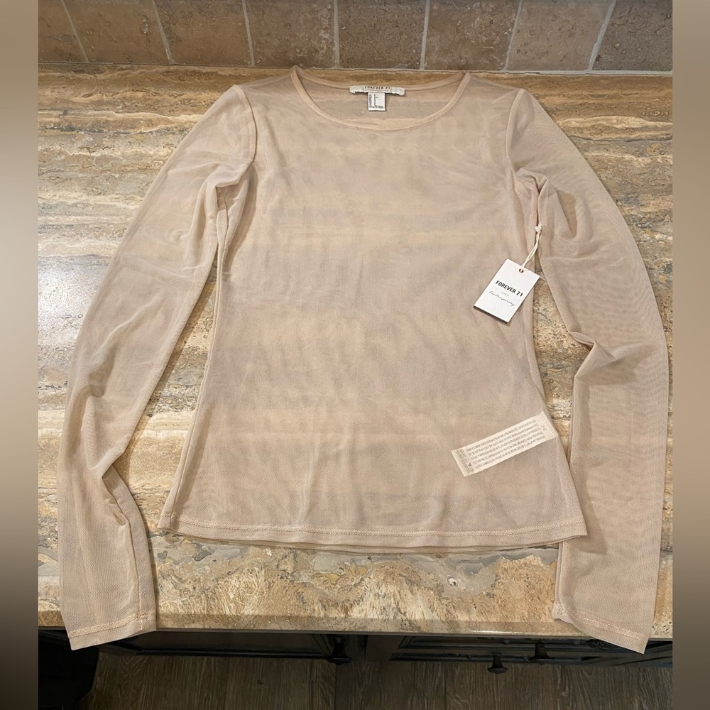 Forever 21 Nude Shirt (S)
